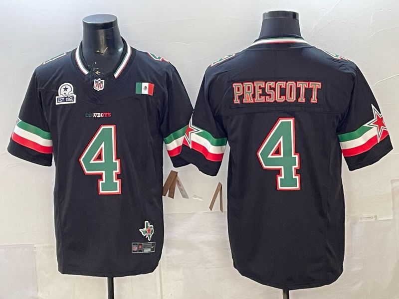 Men Dallas Cowboys #4 Prescott Black 3th generations 2026 Nike Limited NFL Jersey style 113->dallas cowboys->NFL Jersey